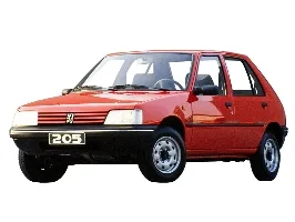 Peugeot 205 Поколение 1, 1-й рестайлинг